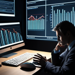Ethical Dilemma in E-commerce**

Prompt: A stressed e-commerce executive sitting at a desk piled high with data reports, illuminated by the cold glow of computer screens. In the background, shadowy figures representing consumers are connected by thin digital lines. The scene should evoke a sense of moral conflict, with a subtle "scales of justice" motif integrated into the composition. Focus on conveying a sense of responsibility and the weight of digital ethics. Style: Realistic, slightly dark and moody.

**