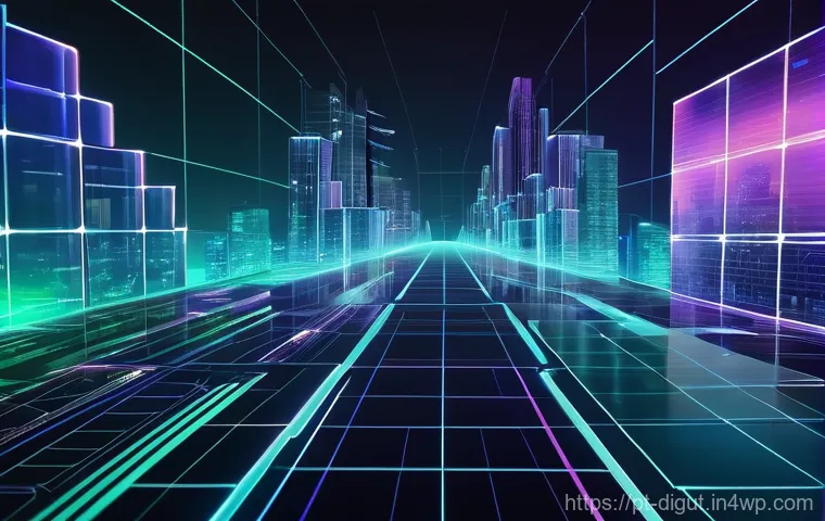 디지털 프리 존과 블록체인의 관계 - **Prompt 1: The Nexus of Digital Commerce**
    "A vibrant, futuristic cityscape rendered with clean...