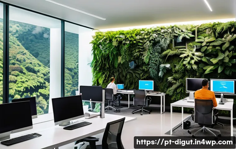 디지털 프리 존 투자 전략 수립하기 - A modern digital free zone office environment in Brazil, featuring a diverse group of young professi...